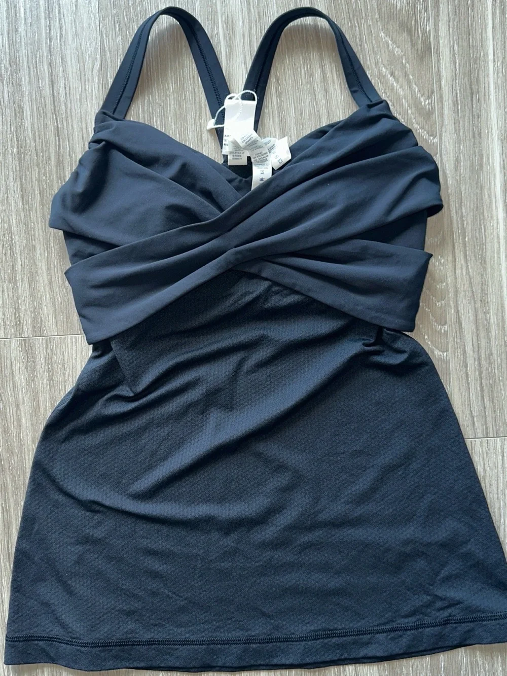 lululemon athletica Black Strappy Sports Top